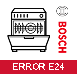 lavavajillas bosch error e24