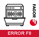 código de error lavavajillas Fagor F8