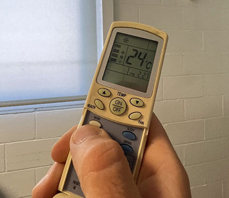 modo aire acondicionado frio